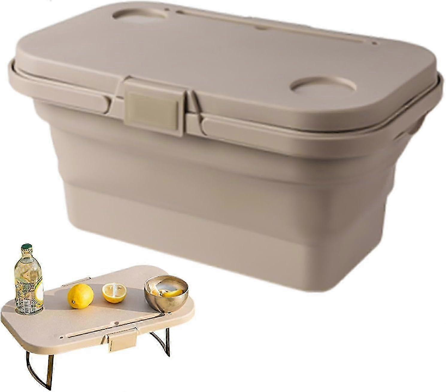 Foldable Picnic Basket Table | Portable Multifunctional Picnic Gear