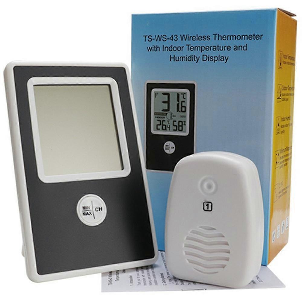 TS-WS-43 Wireless Digital Thermometer Hygrometer High Precision Indoor Outdoor Temperature