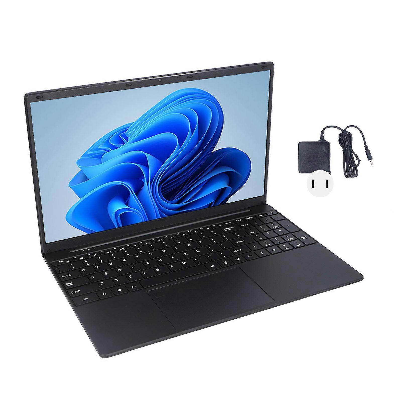 15.6 Inch Celeron N5095 CPU 32G RAM 256G SSD Dual Band Laptop with Fingerprint Reader Touchpad for Business Office
