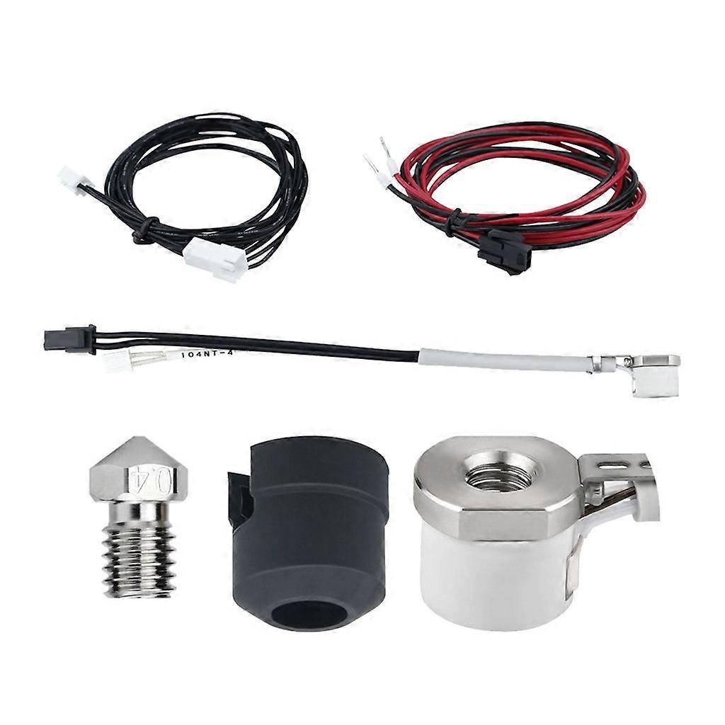 V6 Copper Nozzle Kit 360 CircularHeating 104NT Thermistor Kit HighPrecision