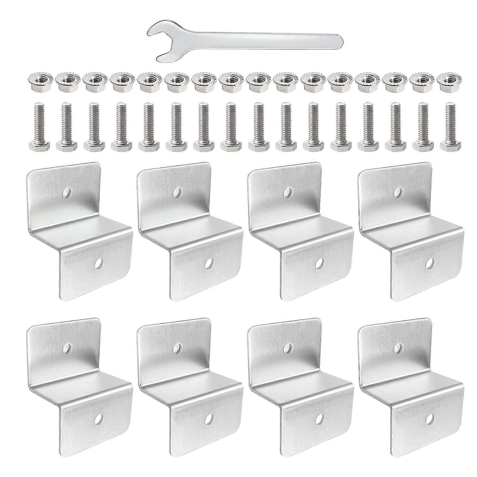 8Pcs Bracket for solar Panel Motorhome for Includes Fitting Kit