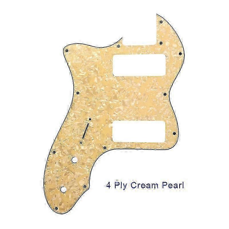 Replacement Pickguard for Classic '72 Tele Thinline Guitar - Compatible with P90 Pickups