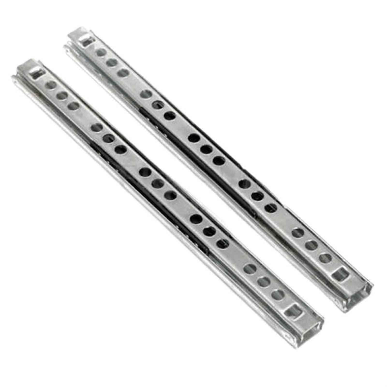 Ball Bearing Drawer Slides 2 PCS Drawer Slides Kitchen Cupboard(16 inch)