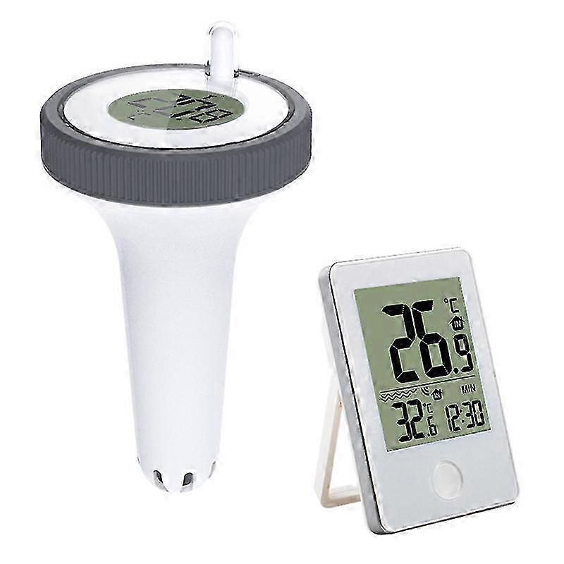 Wireless Pool Thermometer Floating Easy Read,Digital Pool Thermometer Waterproof, for Swimming Pools