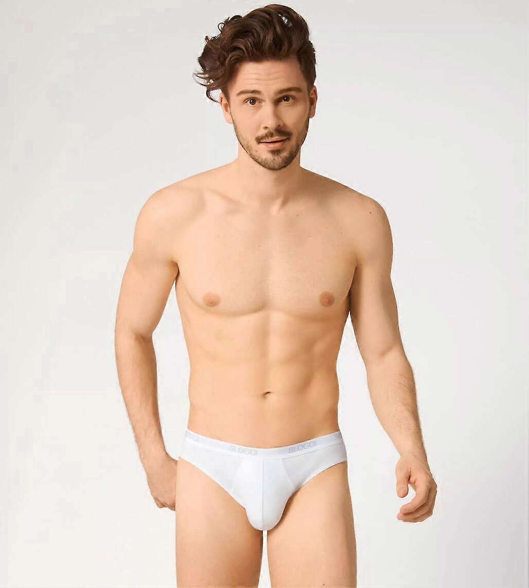 Sloggi 2-pack minislips voor heren - wit