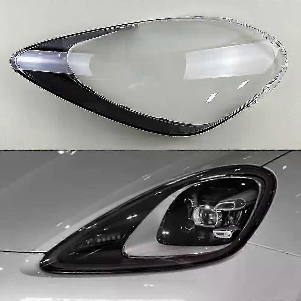 For Porsche Cayenne 2018-2023 Headlight Cover Headlamp Lamp Shell Lampshade Transparent Shade Replace Original Lens Plexiglass