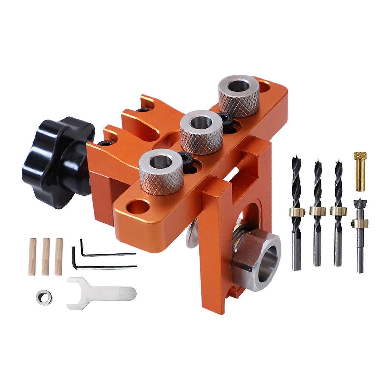 Template Dowel Jig 3 in 1 for Carpentry Tool Crafting Woodwork