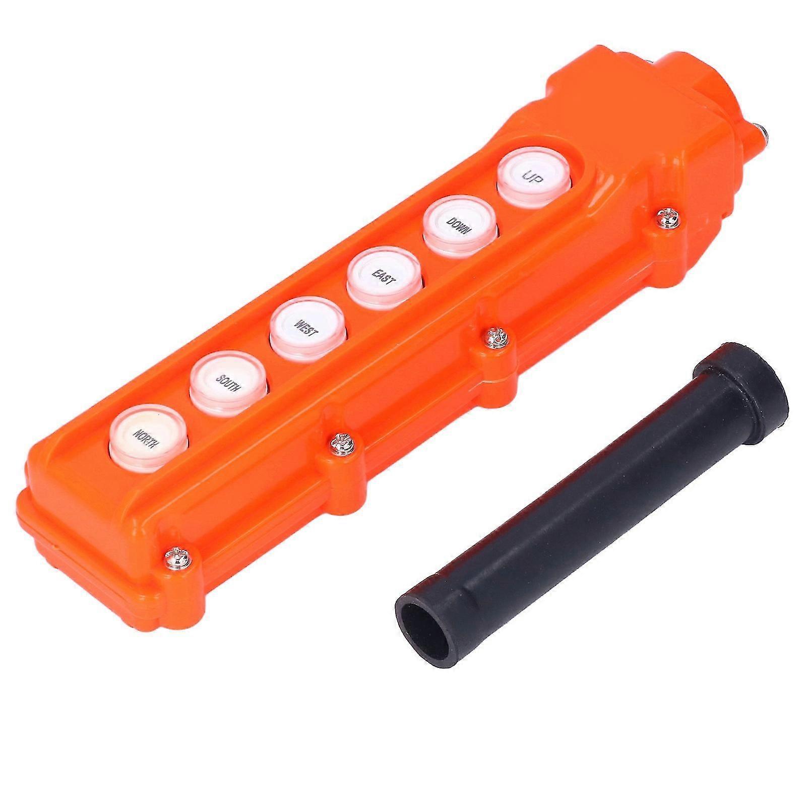 Push Button Switch Box Rainproof Handheld Hoist Crane Pendant Control Station Box 220V/500V