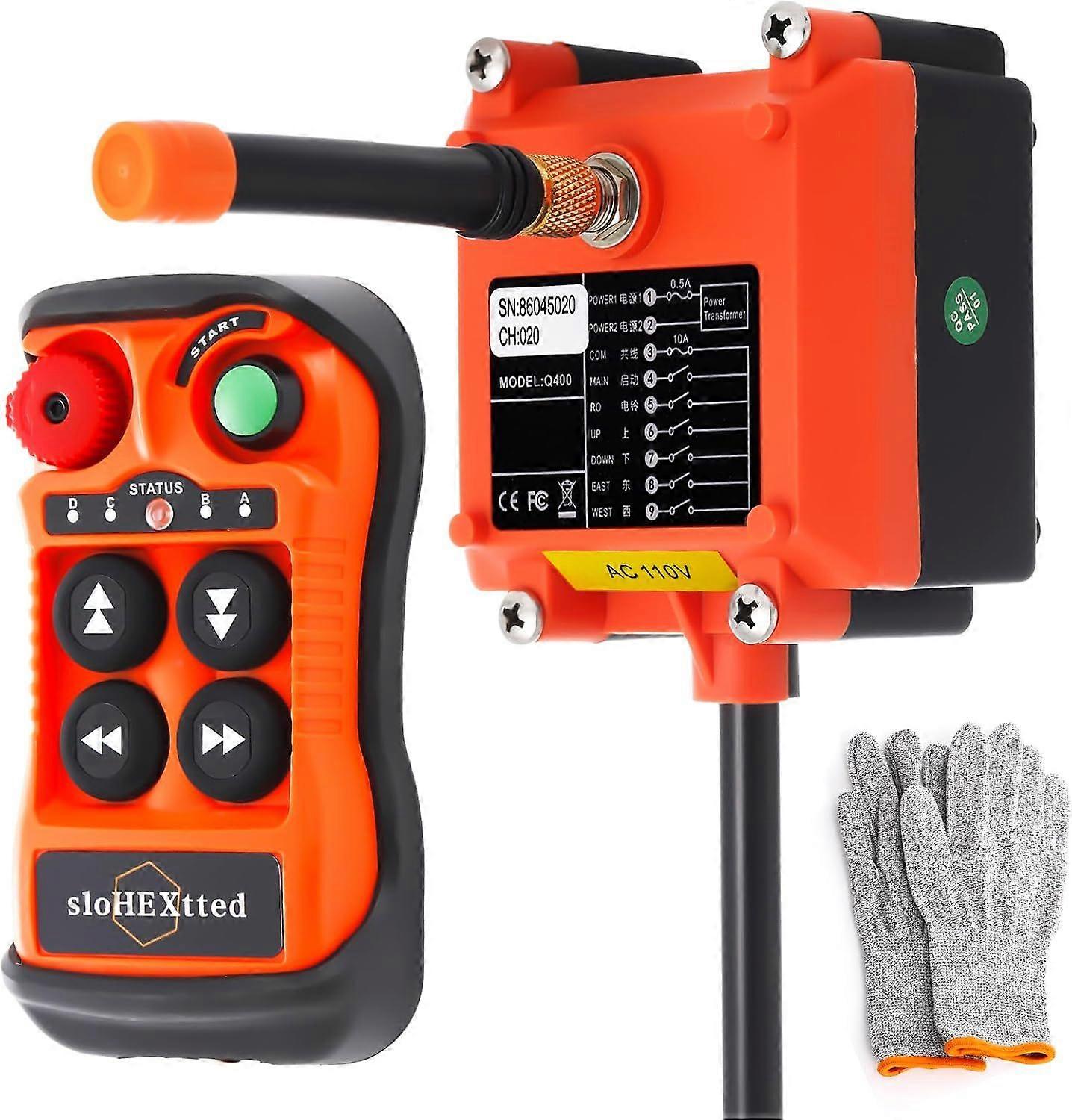 2025 Latest Model  4 Button Wireless Crane Remote Control Kit 12-24V Radio