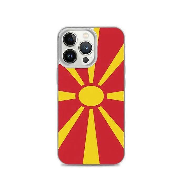 iPhone Case - North Macedonia - Flag - Soft - Multicolor - Compatible with iPhone 13 Pro
