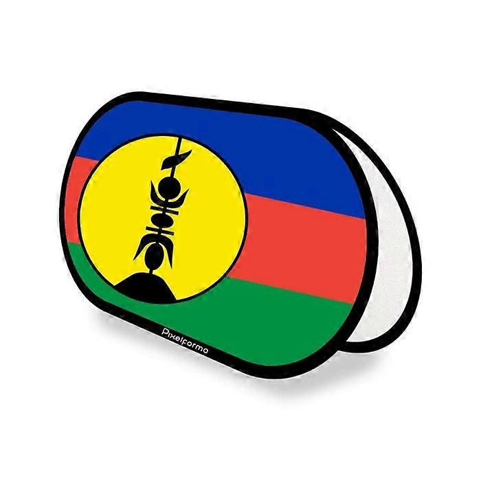 Advertising Support Oval Flag of New Caledonia 70 x 120 cm