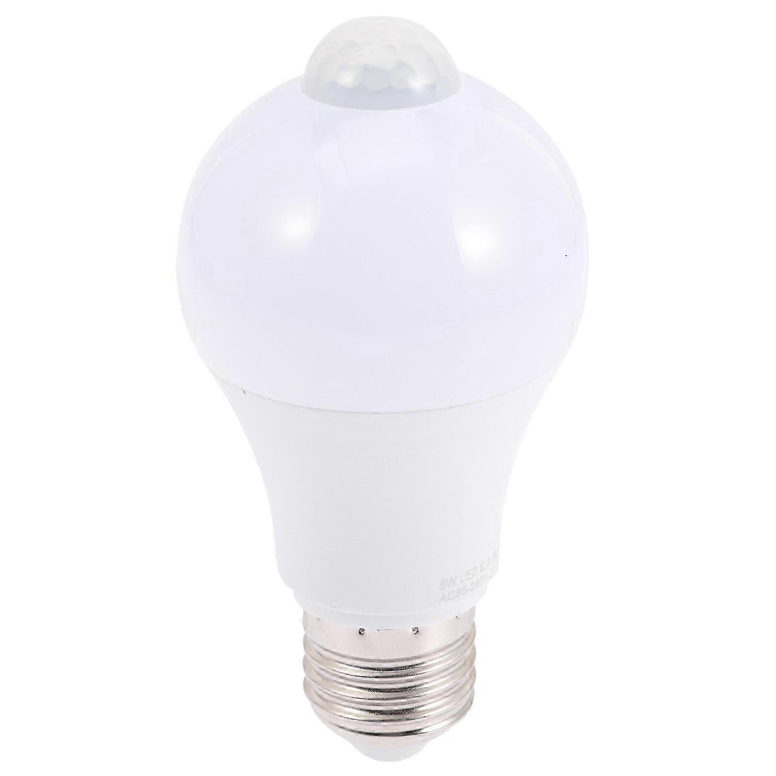 Led sensor light bulb 7w sensor lamp bulb e27 screw base sensor light bulb p