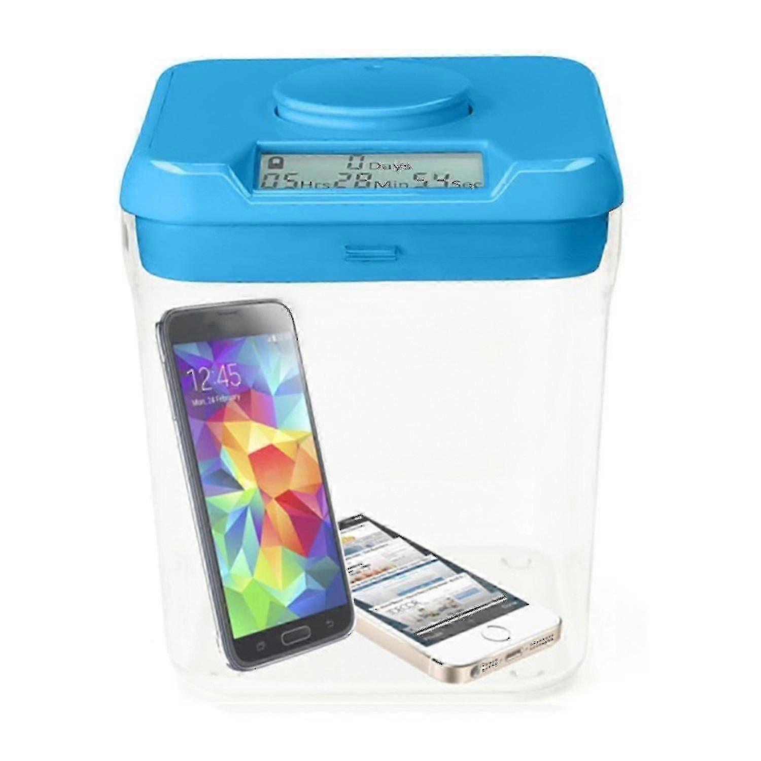 Time Lock Container with Timer for Phones/Snacks/Other Items (Childproof Design)