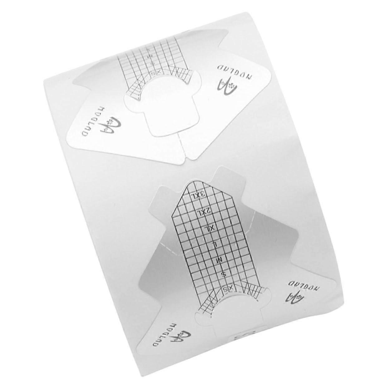 1 Roll Foil Nail Extension Guide Stickers Practical Nail Forms for Manicure Professionals and Home Use for Sculpting
