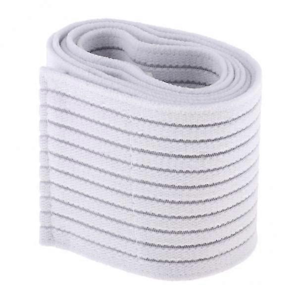 Adjustable Compression Bandage for Sports Training - White