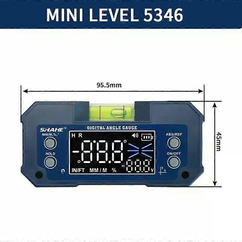 Digital Angle Protractor Rechargeable Dual Axis High Precision Level Gauge Digital Angle Meter With Wireless Optional