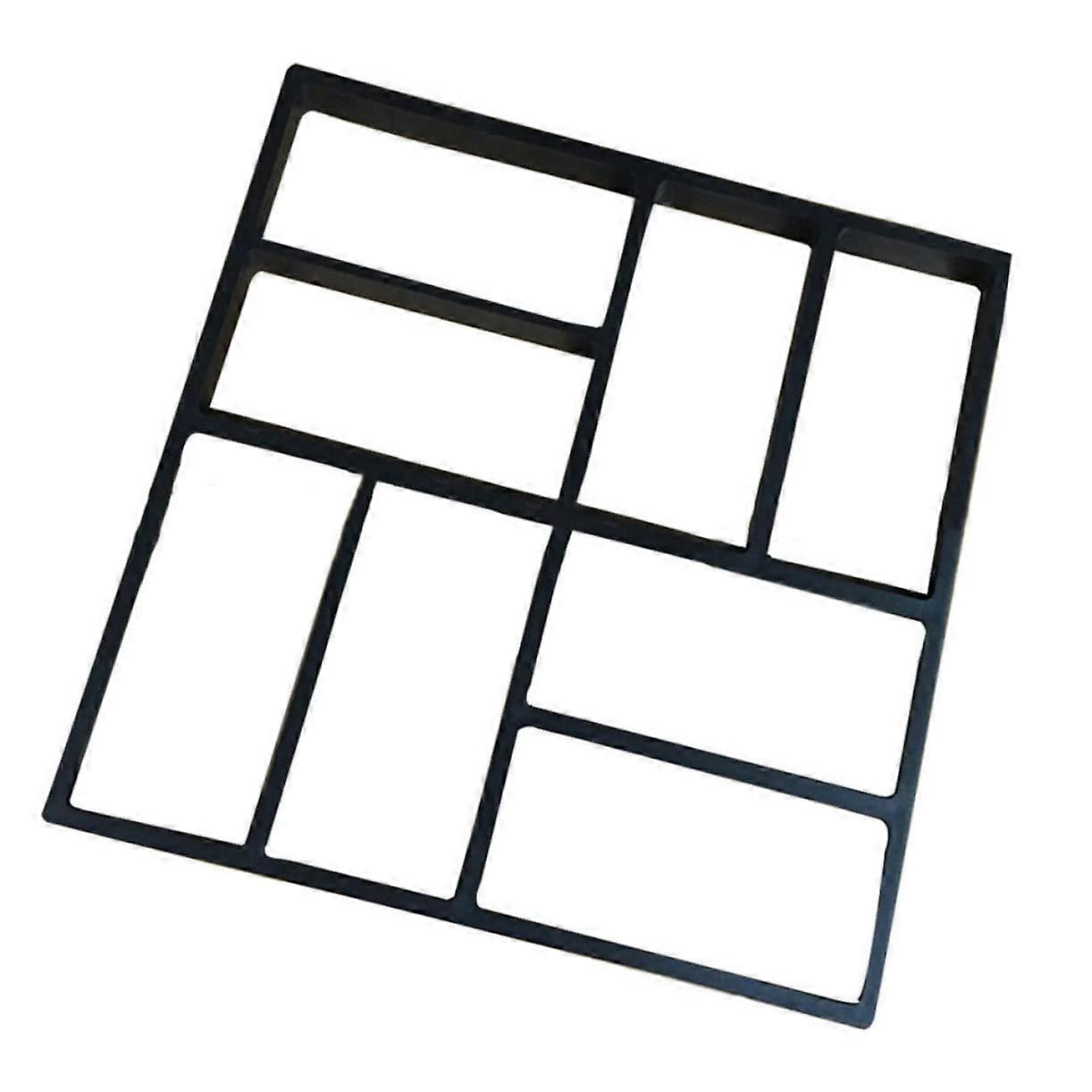 Grid Walk Maker Paving Concrete for Walkways Concrete Paving Reusable Concrete Large Concrete Stamp Path Shape Cement Paving Stone PP Black