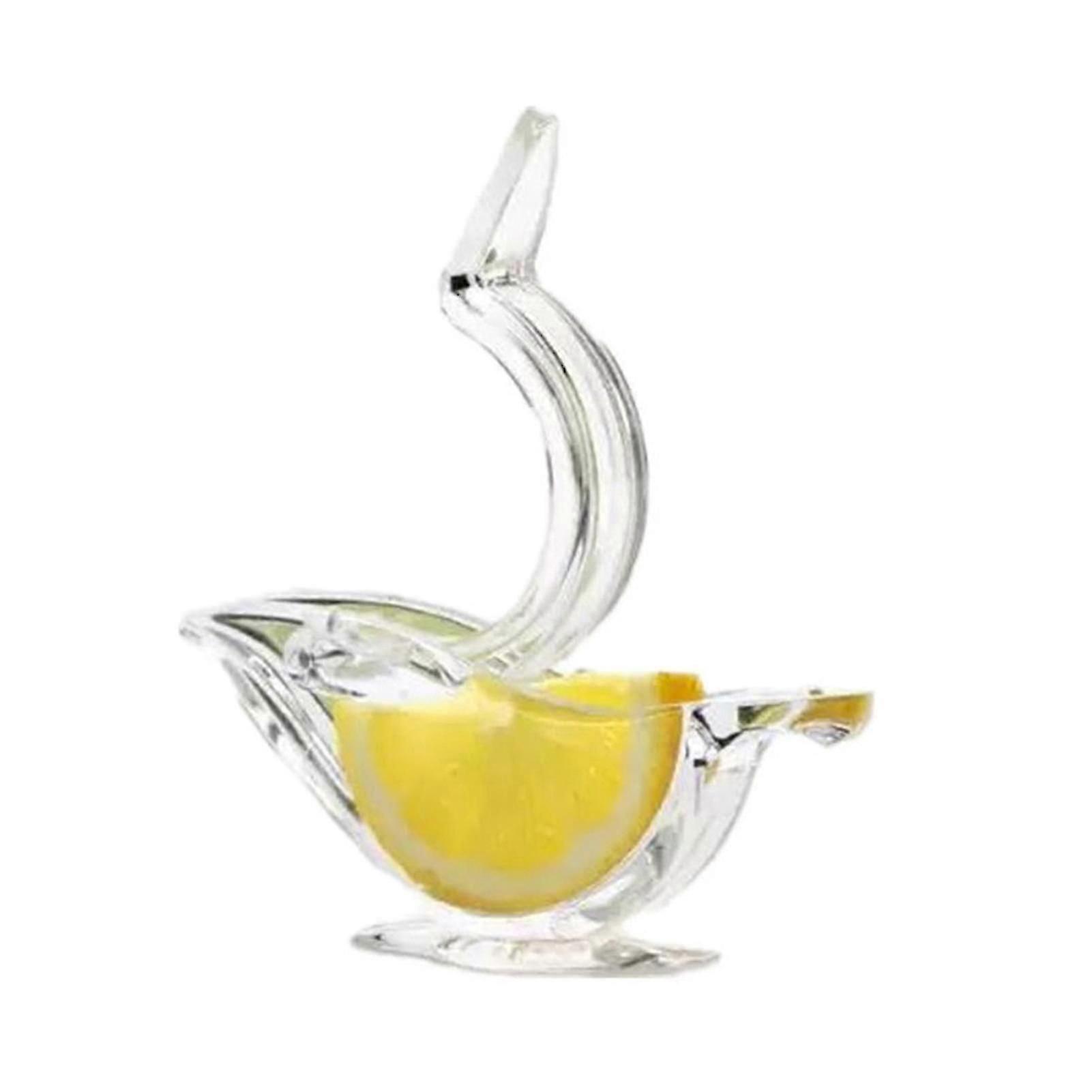 Lemon Juicer Clip Acrylic Manual Lemon Slice Squeezer Convenient Transparent Fruit Juicer For Home f54