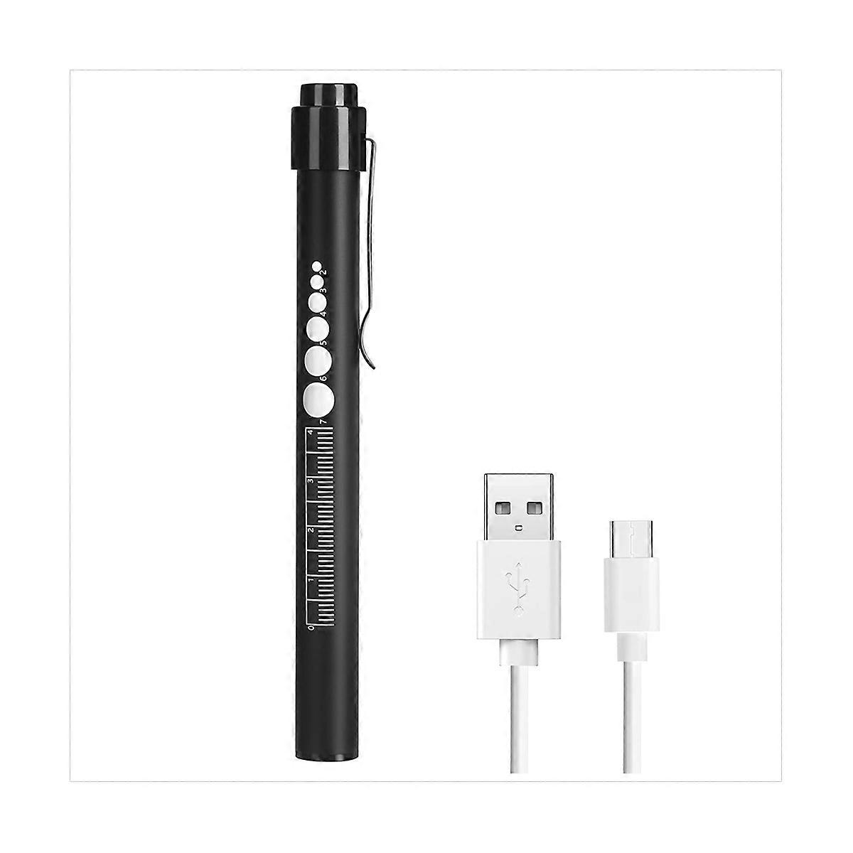 Rechargeable Pen Light with Pupil Gauge LED Penlights