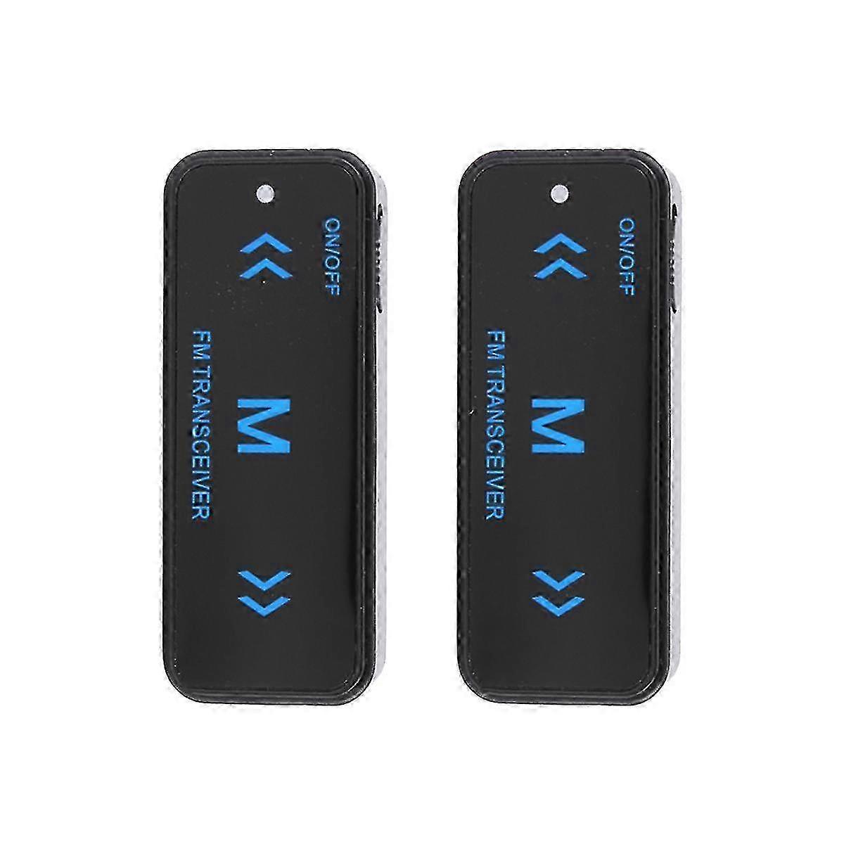 2PCS Portable Two Way Radio for Adults Mini Communication Device with 0.5W UHF 400-480M Suitable for Restaurant Use