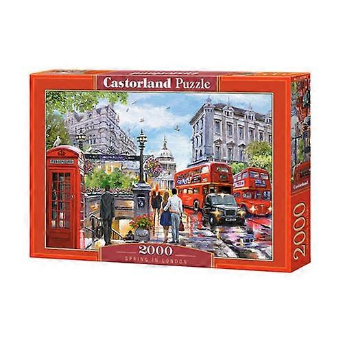 SPRING IN LONDON Castorland Classics 2000 Pieces Premium Quality Jigsaw Puzzle
