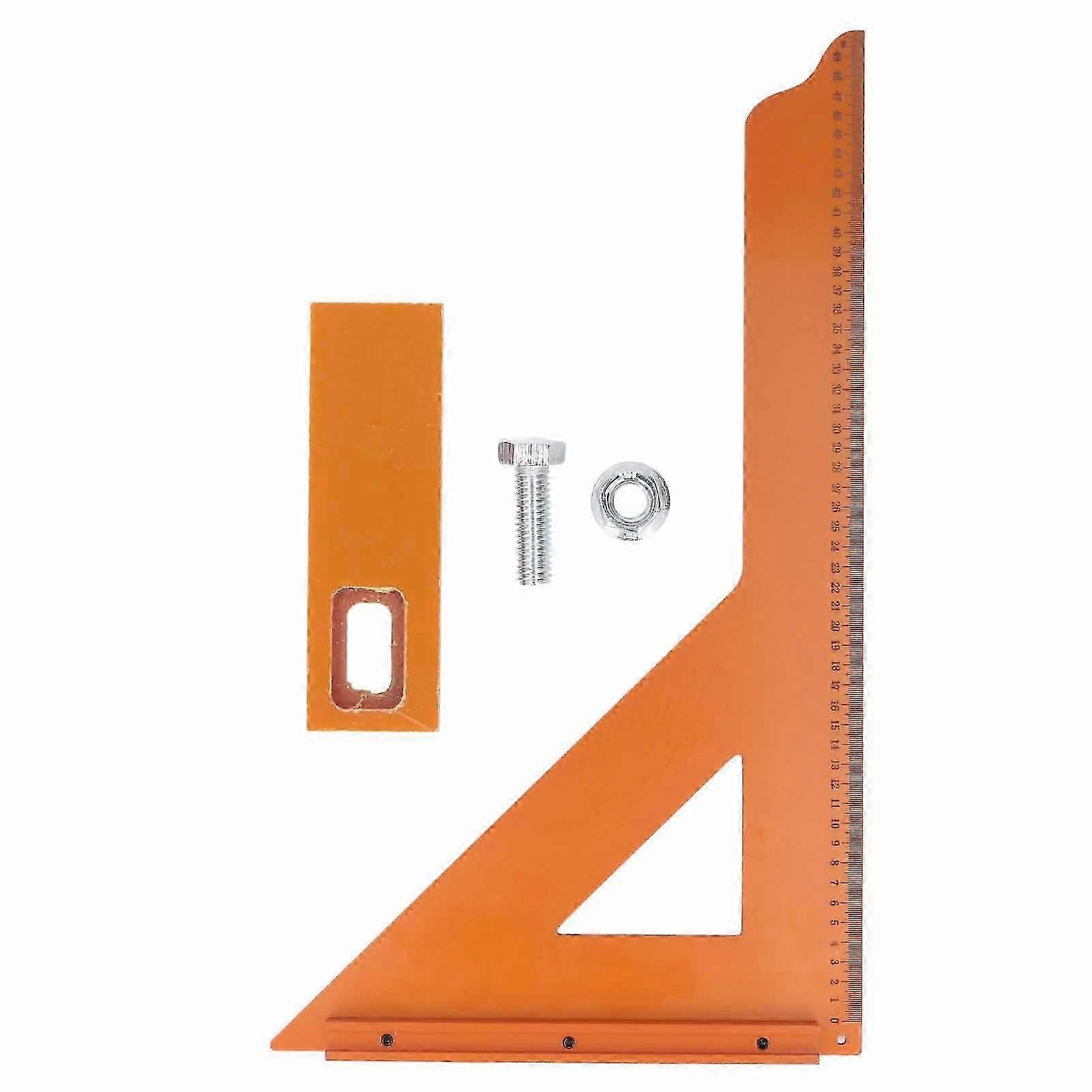 Positioning Triangular Ruler Woodworking Carpenter 90 Degree Square Engineering Plastics High Accuracy Measurement 2025
