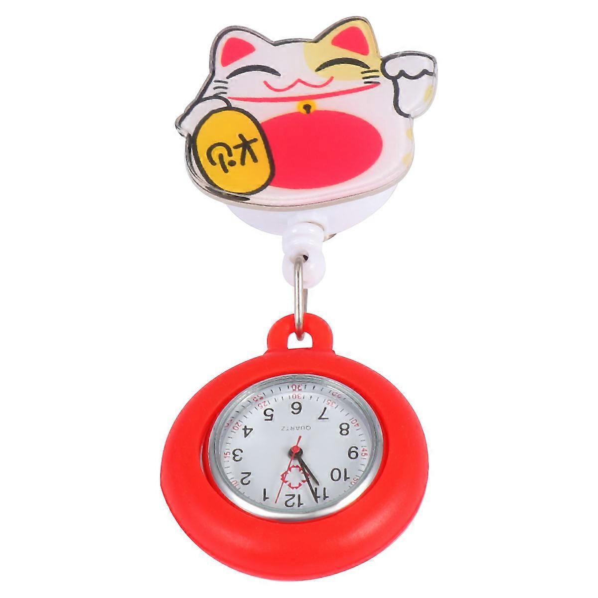 Nurse Pocket Watch with Telescopic Hanging Design, Portable & Durable Watch for Nurses – Accurate Timekeeping for Practical and Decorative Use