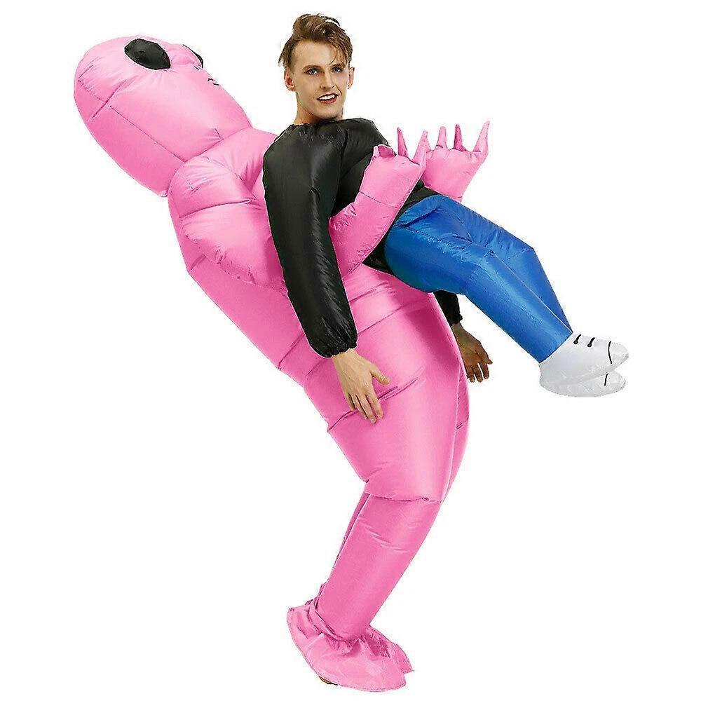 Pink Alien Inflatable Costume, Adults