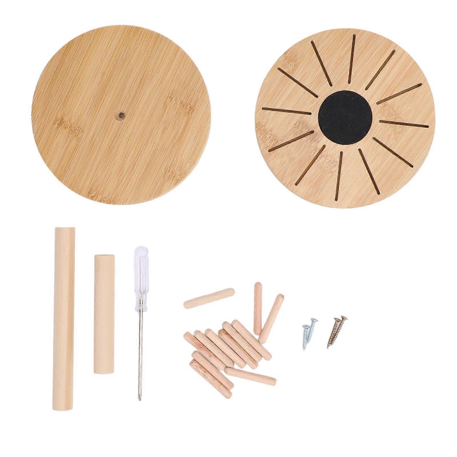 2025 Latest Model  Sewing Thread Rack Round Bamboo Detachable Spool Thread