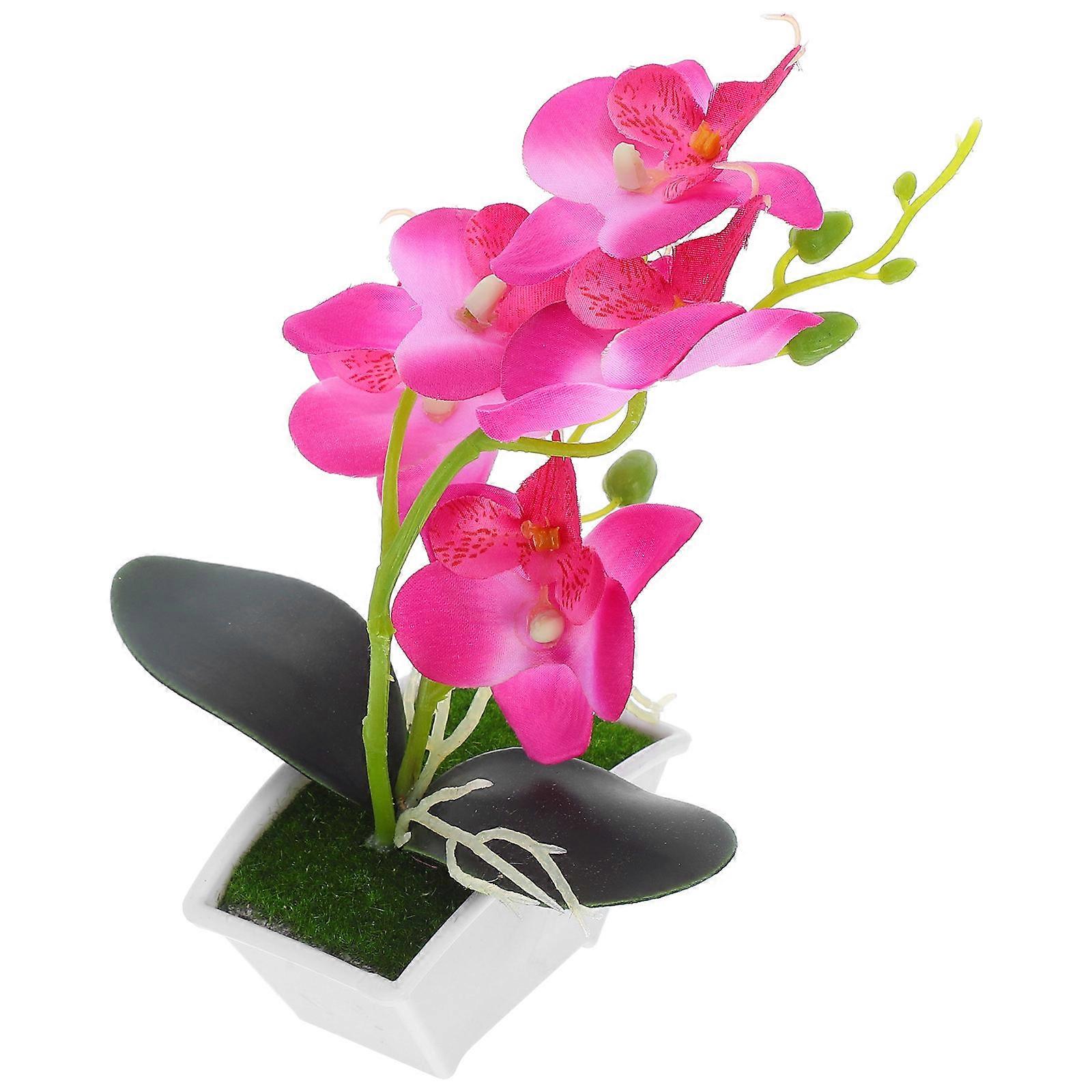 Decorative Artificial Orchid, Perfect for Small Spaces, Stable Construction