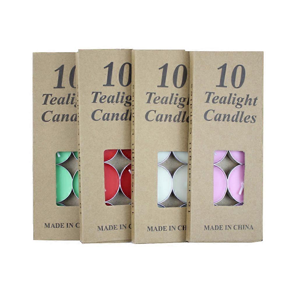 Candles Tea Lights Coloured Unscented Tealights For Women Hosts Party Planners 30Pcs 3Boxes Home Weddings Birthday Parties