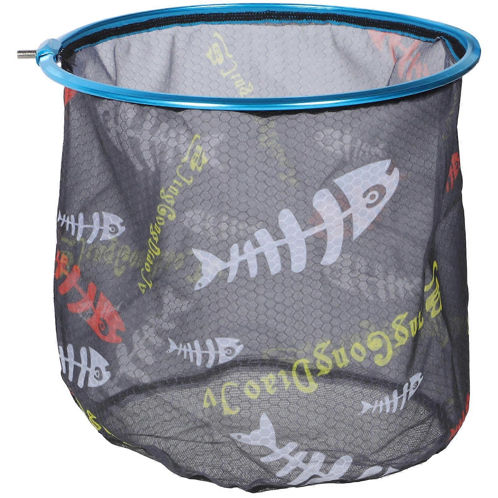 Portable Fishing Net Replacement Kit with Zinc Alloy Head for Anglers