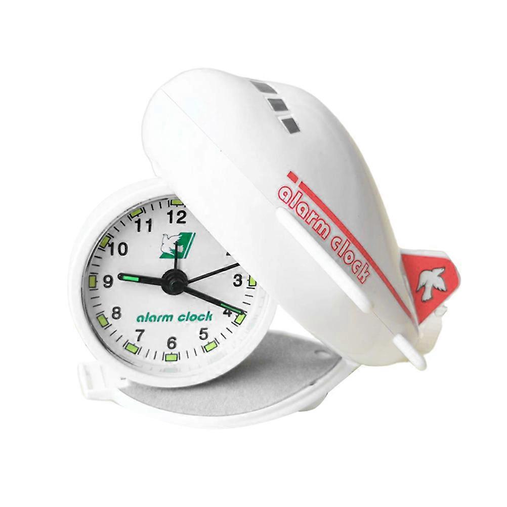 Cute Alarm Clocks Adorable Alarm Clock for Home Red Folding Airplane Style 1Pack