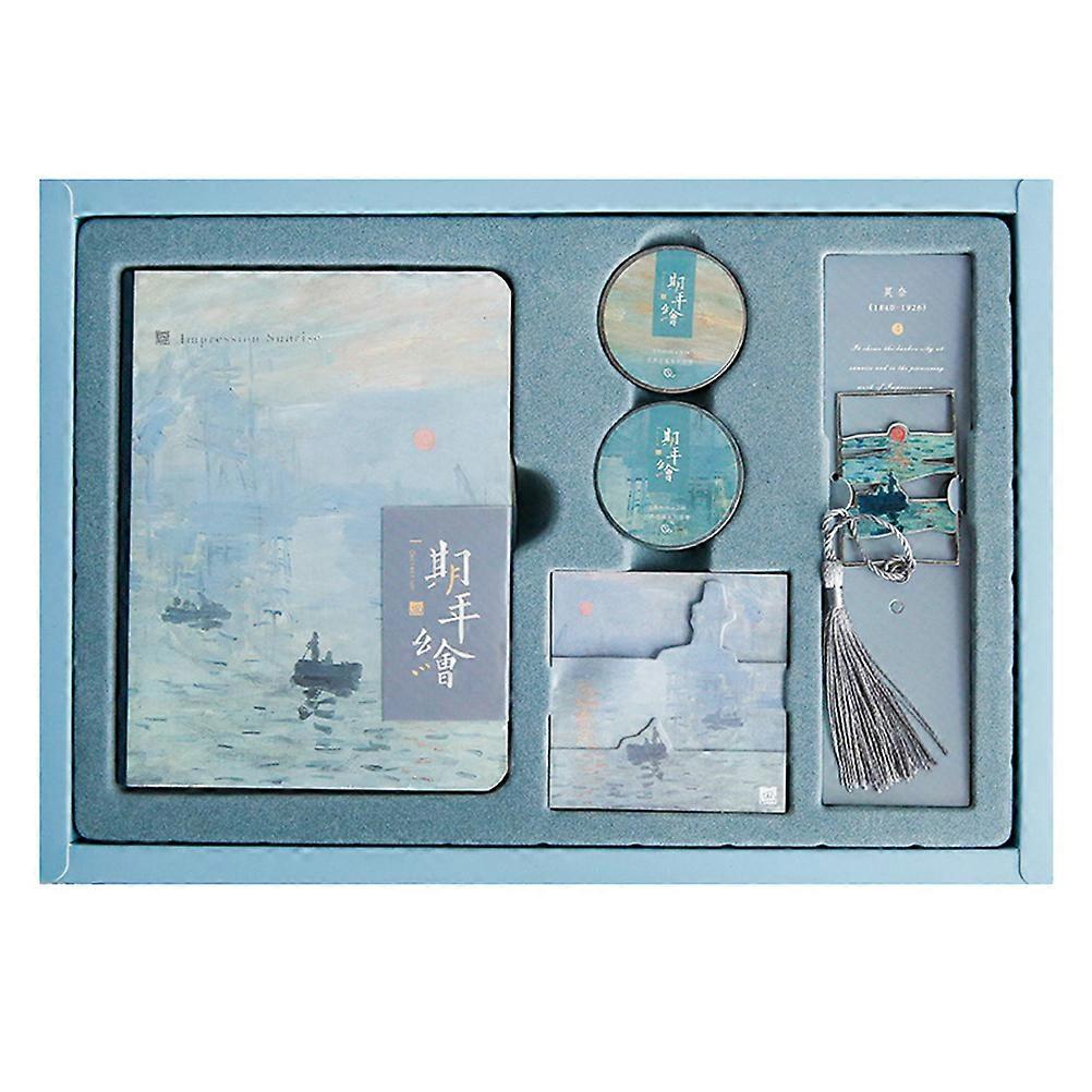 Multifunctional Notebook present Box Creative Memo Notebook Artists Recording Memories 22x15x5cm 1Pcs