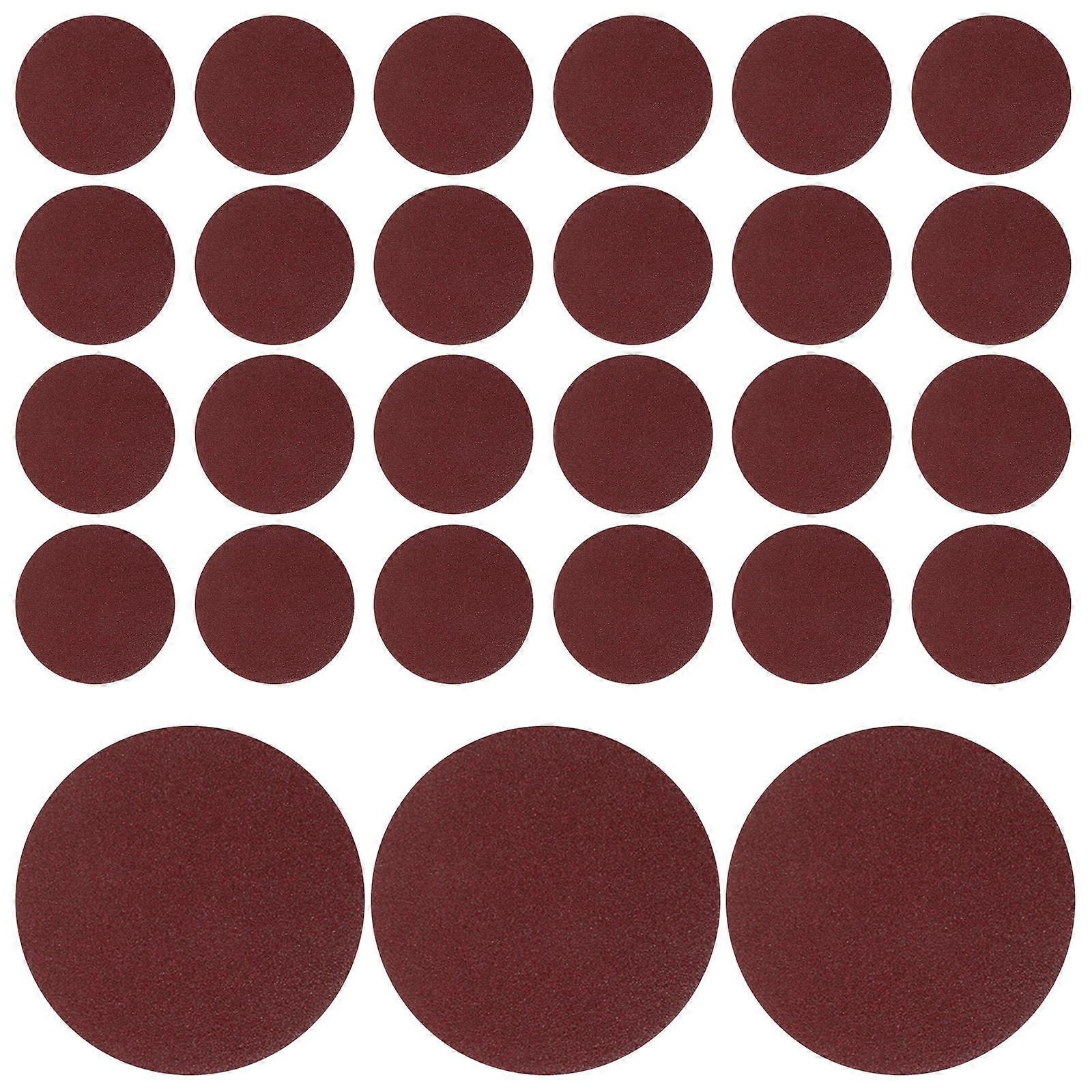 50pcs Self Adhesive Sandpaper Discs Replacement Polishing Pads for Woodworking and Furniture Finishing Projects