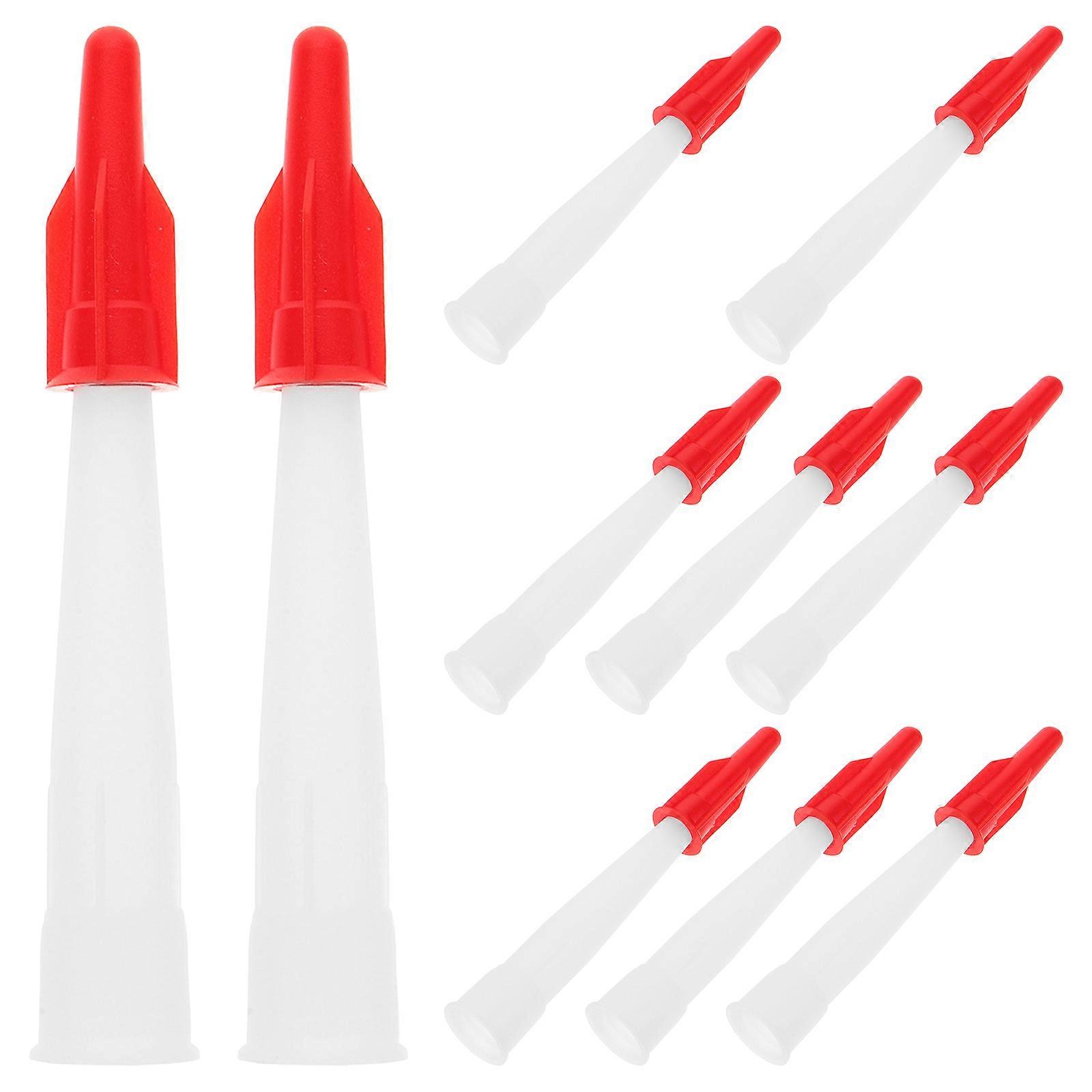 Caulking Tool Kit Caulk Sealant Tool Handyman Caulk Applicator Tips White 10Pcs