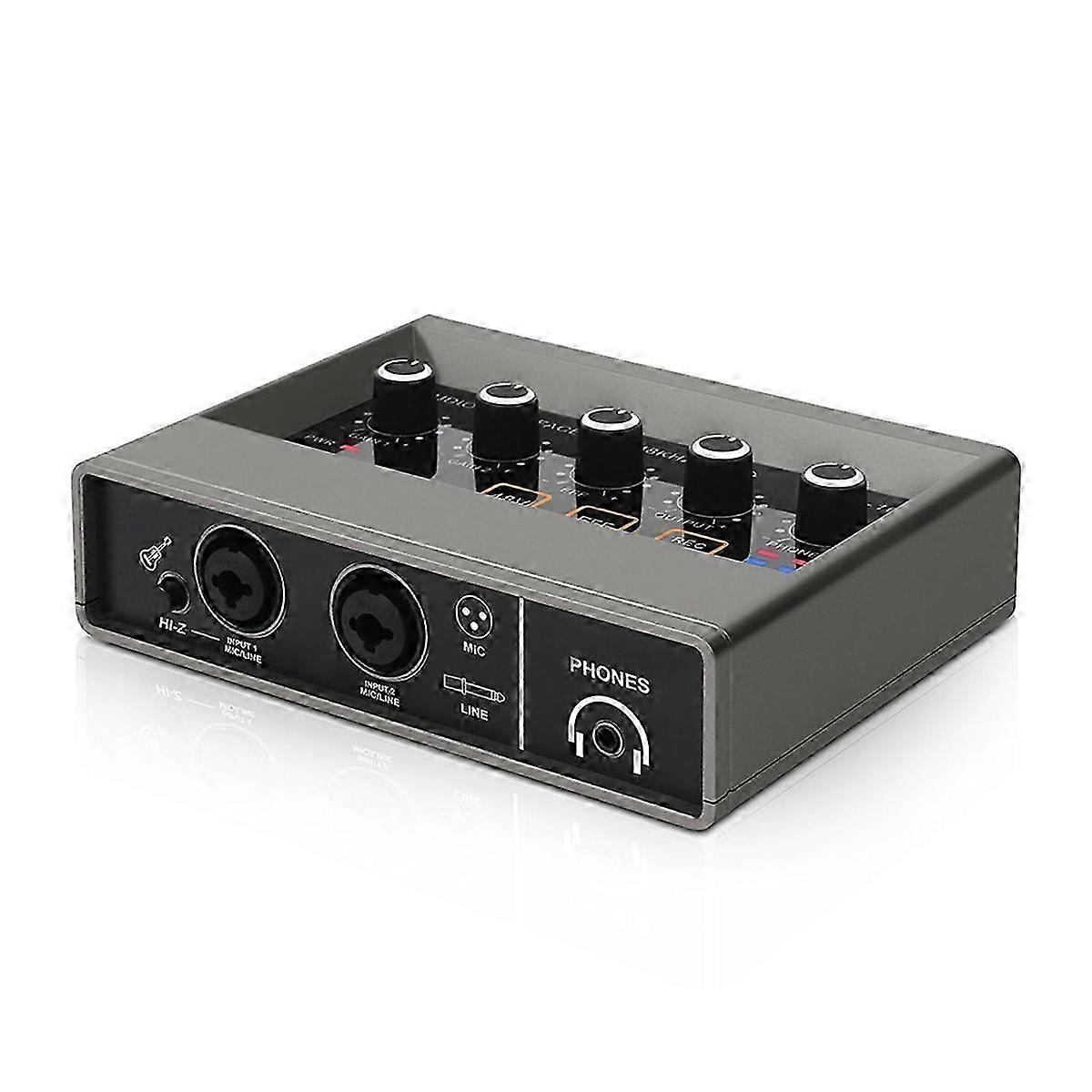 USB Audio Interface Professional Sound Mixer for Studio Recording