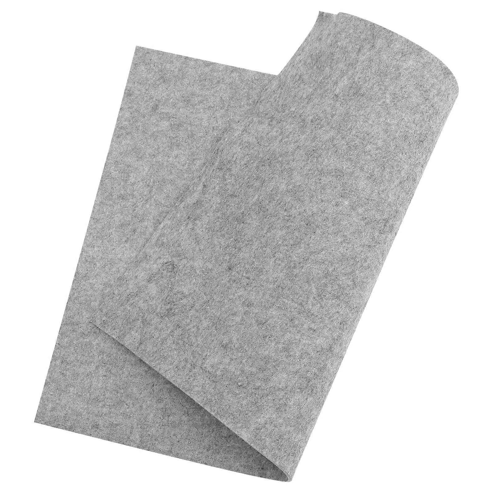 Felt Calligraphy Desk Mat Grey Painting Felt Pad for Chinese Art Ink Brush Practice Durable Table Protector for Beginners and Calligraphy Lovers