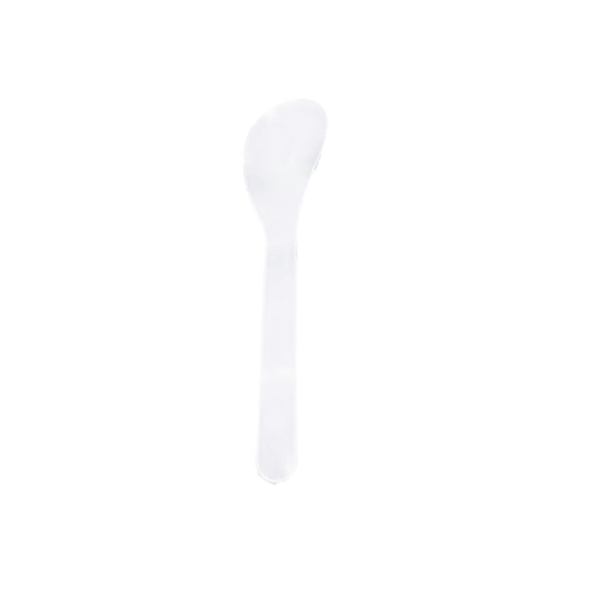 Mini Plastic Spatulas Makeup Applicator Sticks For Cosmetic Application White Approx 13x3x0 1cm Scoop Cream 50Set