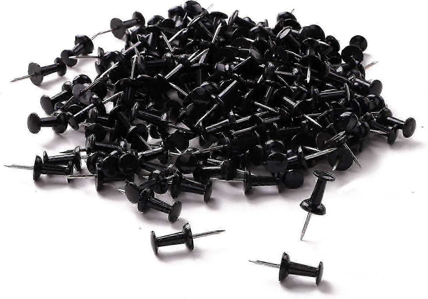 200pcs Colored Plastic Push Pins Decorative Map Thumb Tacks With Steel For Bulletin Board And Diy Craft Home Office Use (red)