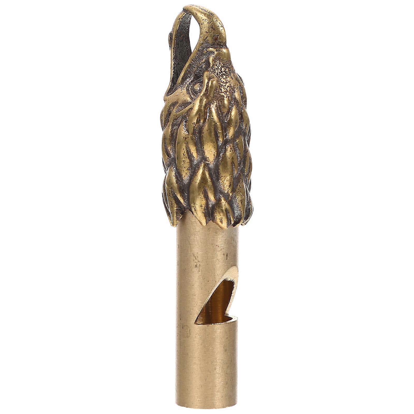 Brass Whistle Keychain Pendant for Sports Training, Emergency Use – Loud & Crisp Sound for Teachers & Outdoor Enthusiasts