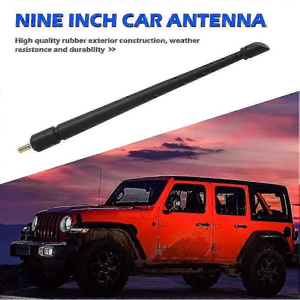 Amplified Reception Antenna for Vehicles, Mountable Antenna for Jeep Wrangler JK 2007, Car Modification