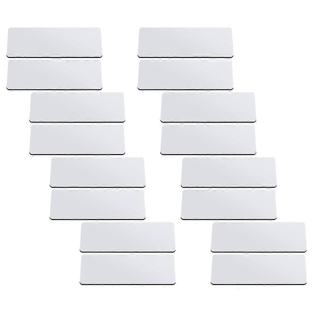 Blank Name Tag Name Tags For Clothes Diy Metal 16Pcs