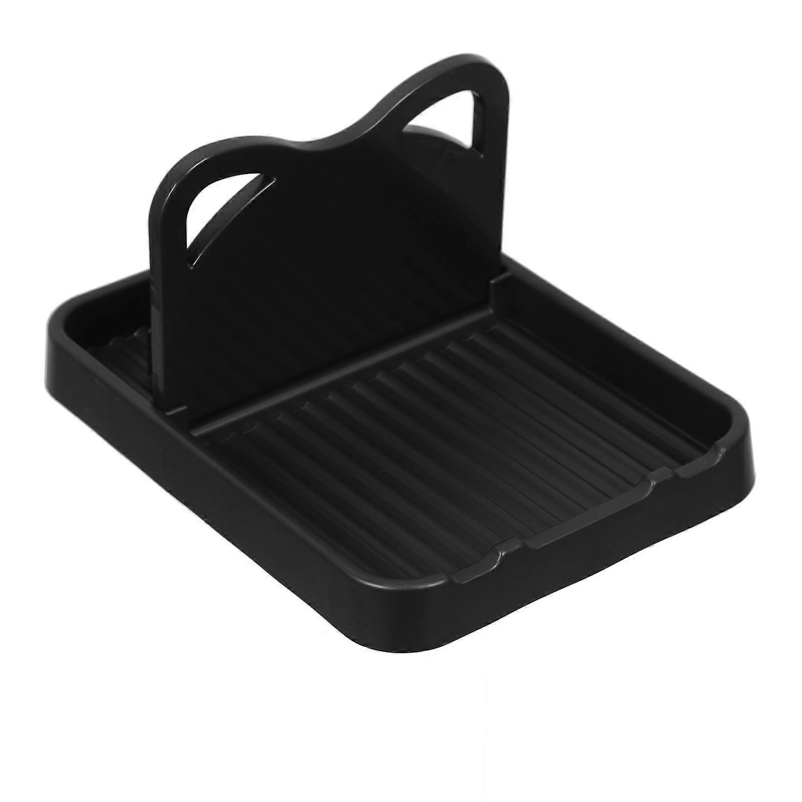 Lid And Spoon Rest Multi Function Lid Rack Spoon Rest Pot Lid Holder Spoon Stand Wall Mountable 18.60X14.00X10.20CM Secure Holding 1Set