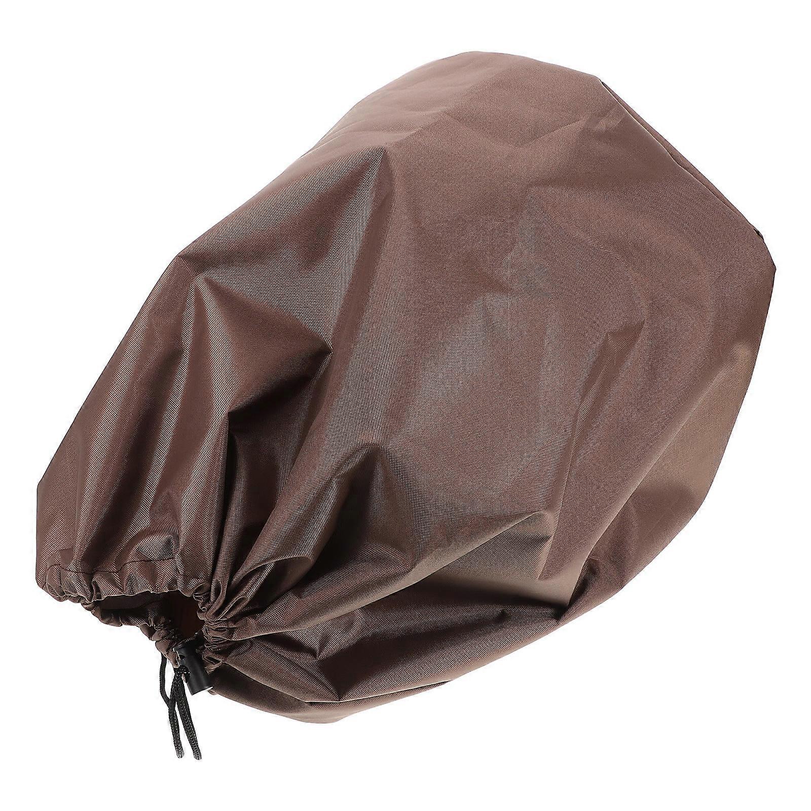 Sun Shield For Lawn Mower Engine Cover Outdoor Use Coffee 44.00X32.50X0.20CM Dustproof 1Pack