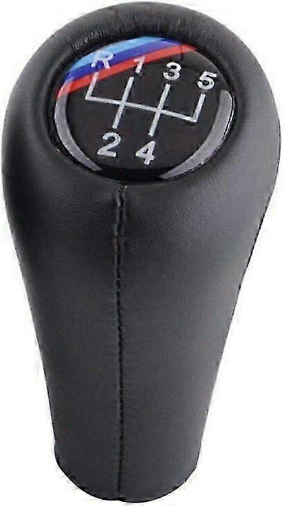 Auto 5 Speed Shift Knob Fit For E34 E39 M5 M3 M6 E36 E46 E21 E30 Car Spare Parts(black)(1pcs)