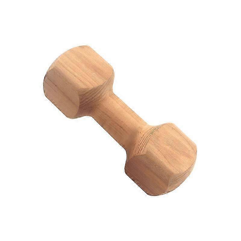 Wooden Molar Toy Dumbbell Shaped Dog Chew Toy Training Puppy Toy Puppy Accessory