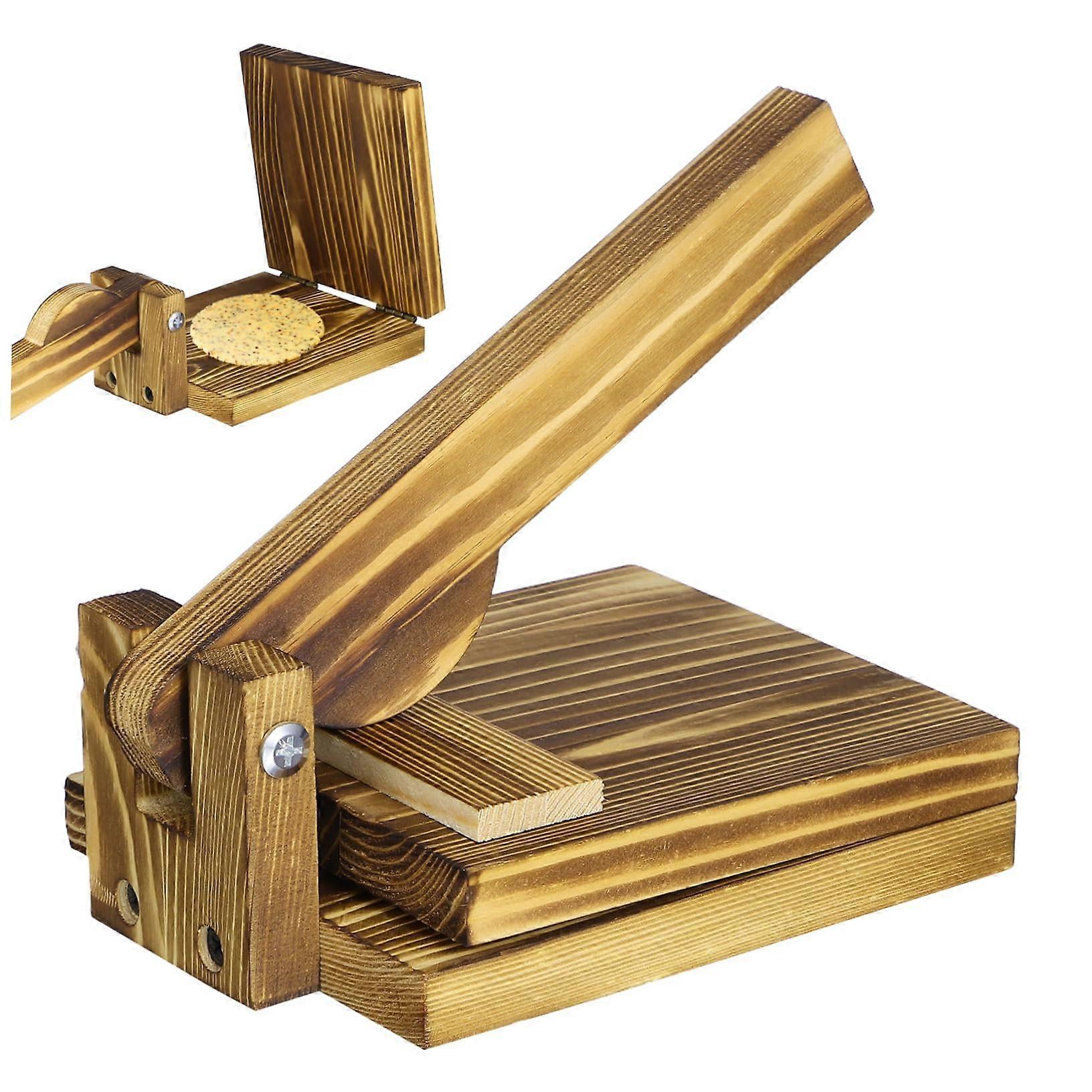 Wooden Dumpling Mould Press Tool for Efficient Dumpling Making, Compact Kitchen Utensil for Handmade Dumplings