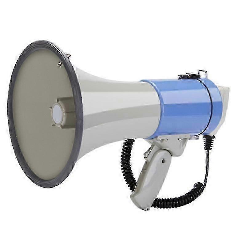 50W High Power Portable Megaphone Speaker with Recording Function for Outdoor Use