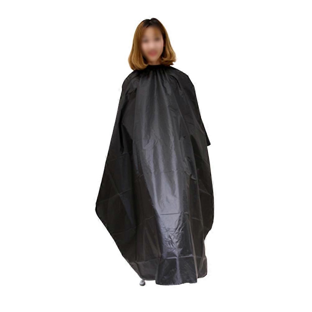 Barber Robe Coupe de cheveux Cape Carré imperméable 170x150cm Noir élégant pour l’utilisation en salon 1Set